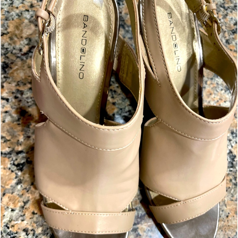 Bandalino Wedge Sandals size 8